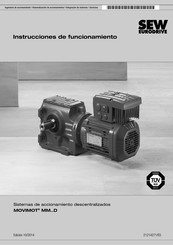 Sew Eurodrive MOVIMOT MM D serie Instrucciones De Funcionamiento