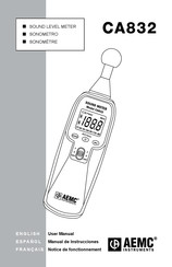 AEMC Instruments CA832 Manual De Instrucciones