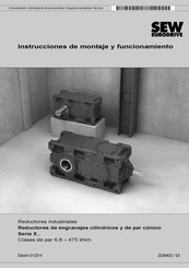 Sew Eurodrive X Serie Instrucciones De Montaje