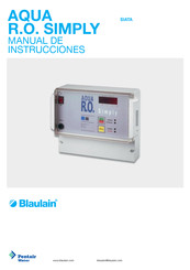 Siata AQUA R.O. SIMPLY Manual De Instrucciones