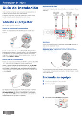 Epson PowerLite 824+ Guia De Instalacion