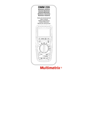 Multimetrix DMM 220 Manual De Instrucciones