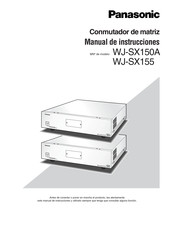 Panasonic WJ-SX150A Manual De Instrucciones