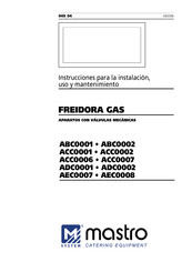 Mastro ABC0001 Instrucciones Para La Instalación, Uso Y Mantenimiento