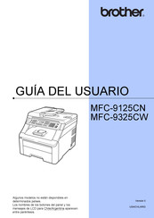 Brother MFC-9125CN Guia Del Usuario