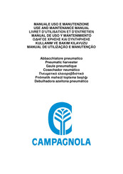 CAMPAGNOLA Pneumatic harvester Manual De Uso Y Mantenimiento