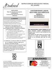 Empire Comfort Systems Boulevard VFLL72FP90LP-1 Instrucciones De Instalación Y Manual Del Usuario