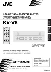 JVC KV-V8 Manual De Instrucciones