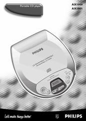 Philips AX1000/00 Manual De Instrucciones