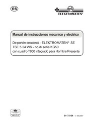 Elektromaten KG50 Serie Manual De Instrucciones