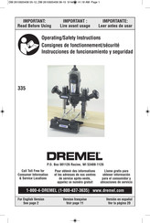 Dremel 335 Instrucciones De Funcionamiento Y Seguridad