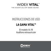 Widex VITAL Serie Instrucciones De Uso