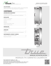 True TH-23 Manual De Instalación