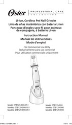 Oster 078129-900-051 Manual De Instrucciones