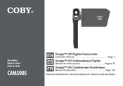 Coby Snapp HD CAM4505 Manual De Instrucciones