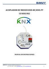 DINUY CO KNX 002 Manual De Instrucciones