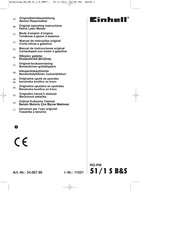 EINHELL RG-PM 51/1 S B&S Manual De Instrucciones