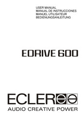 Ecler EDRIVE 600 Manual De Instrucciones