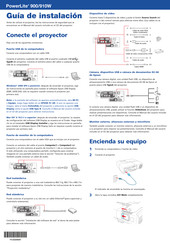 Epson PowerLite 900 Manual Del Usuario