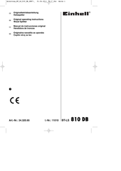EINHELL BT-LS 810 DB Manual De Instrucciones