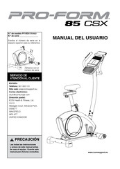 Pro-Form PFIVEX17016.0 Manual Del Usuario