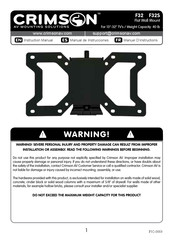 Crimson F32S Manual De Instrucciones