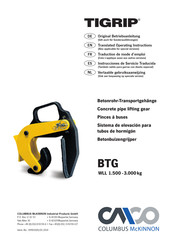 Tigrip BTG Instrucciones De Servicio