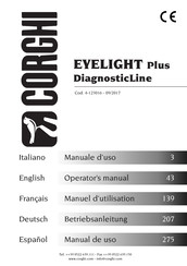 Corghi EYELIGHT Plus Diagnostic Line Manual De Uso