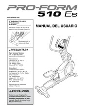 Pro-Form PFEL64913 Manual Del Usuario