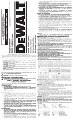 Dewalt D25899 Manual De Instrucciones