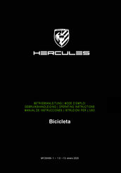 Hercules MY20H09-3 Manual De Instrucciones