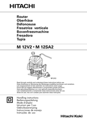 Hitachi Koki M 12V2 Instrucciones De Manejo