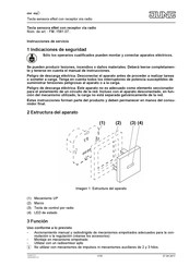 Jung FM1561.07 Instrucciones De Servicio