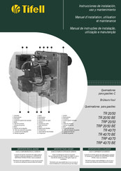 Tifell TR 40/70 BE Instrucciones De Instalación, Uso Y Mantenimiento