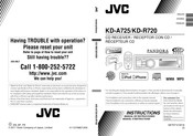 JVC KD-A725 Manual De Instrucciones