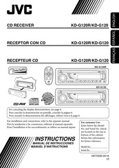 JVC KD-G120R Manual De Instrucciones