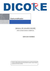 Dicore GDN20AHK4EBB1A Manual De Usuario