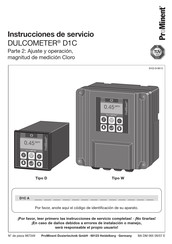 ProMinent DULCOMETER D1C Instrucciones De Servicio