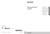 Sony CMT-X3CD Manual De Instrucciones