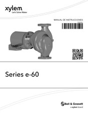 Xylem Bell & Gosset Serie e-60 Manual De Instrucciones