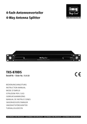 IMG STAGELINE TXS-870DS Manual De Instrucciones