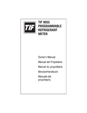 TIF 9055 Manual Del Propietário