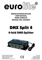 EuroLite DMX Split 4 Manual Del Usuario