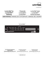 Leviton Luma-Net NP00G Manual Del Usuario