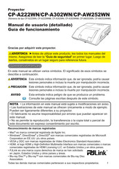 PJLink CP-AW252WNM Manual De Usuario