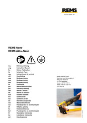 Rems Nano Instrucciones De Servicio