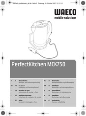 Waeco PerfectKitchen MCK750 Instrucciones De Montaje
