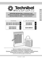 Technibel Climatisation SCD106R5TB Serie Instrucciones De Uso