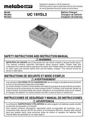 Metabo HPT UC 18YSL3 Instrucciones De Seguridad Y Manual De Instrucciones