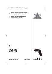 Top Craft TCAS 3,6 Li Manual De Instrucciones